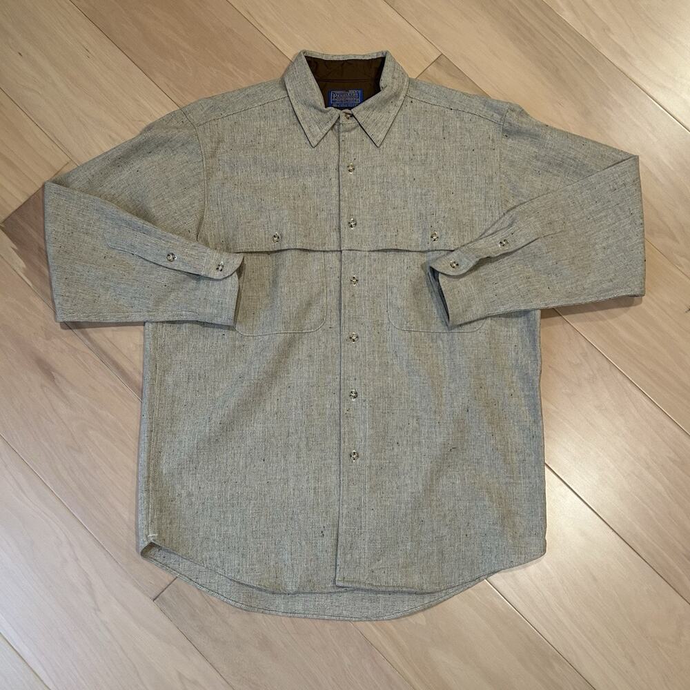 Vintage Pendleton Cape Button Up Shirt Long Sleeve USA Made Men’s Large